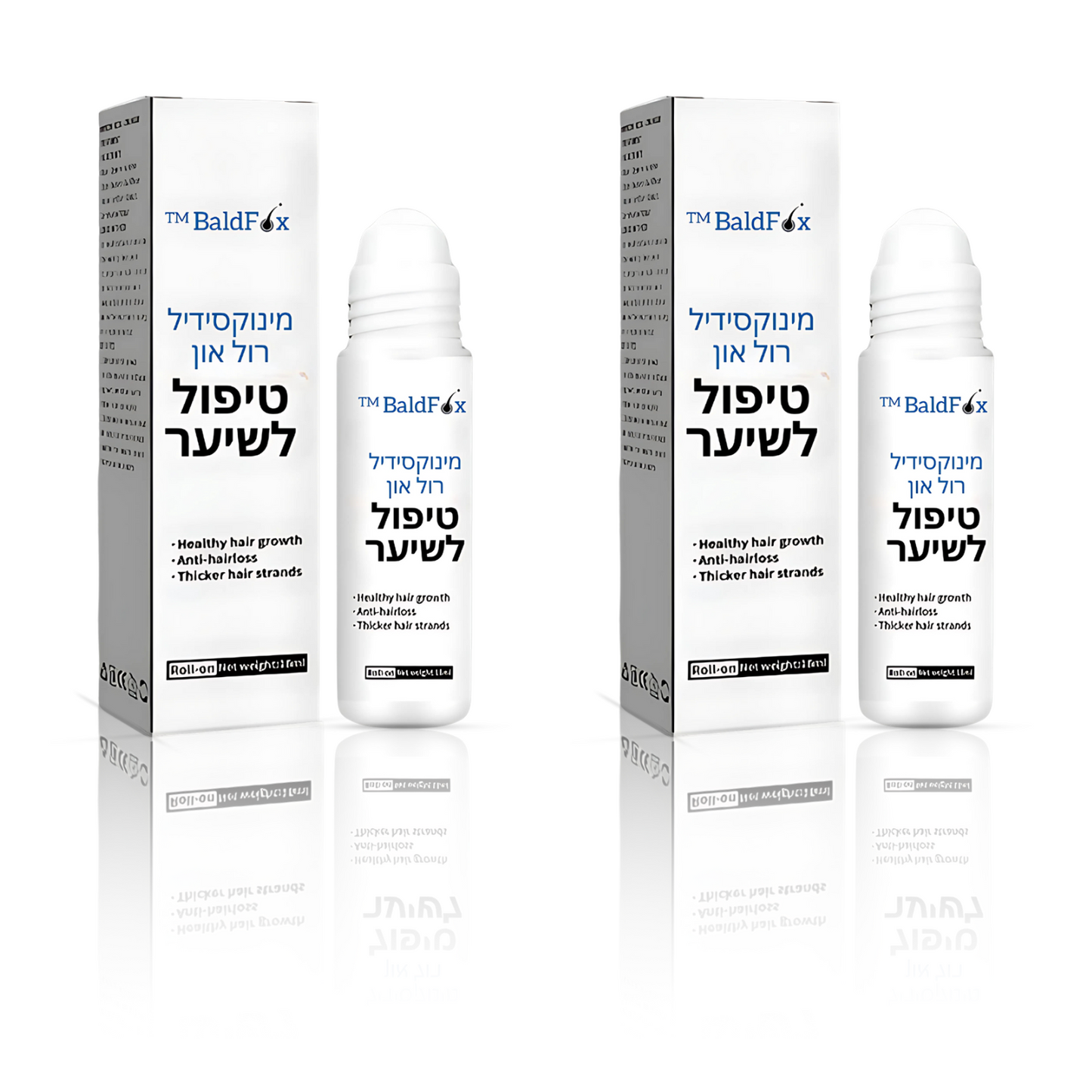 רולר BaldFix™ | השיגו צמיחה מחודשת של שיער ב-97% והעלימו קרחות תוך 14 ימים בלבד!